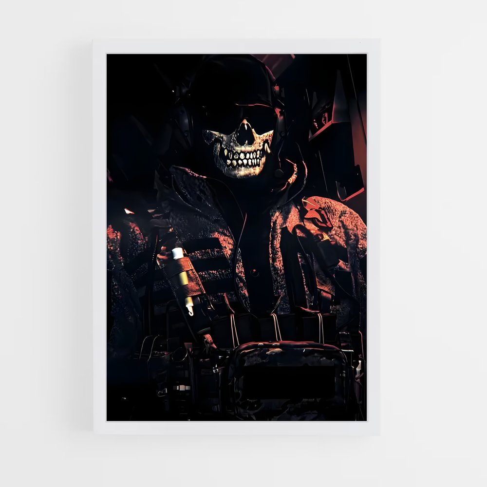 Poster Skulls & Warfare – affiche Call of Duty (vue 3)
